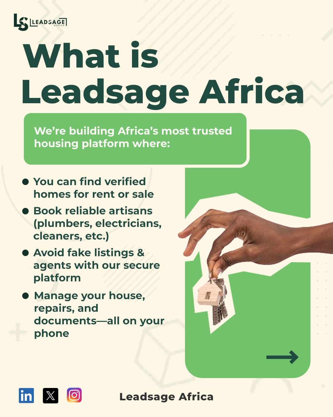 Uber for Housing - Leadsage Africa's photo